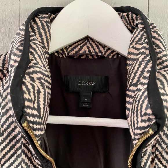 J. Crew Houndstooth Quilted Vest - Picture 3 of 4